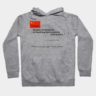 Where do you get your news? Hoodie